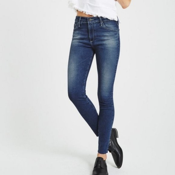 Ag Adriano Goldschmied Denim - AG Adriano Goldschmied The Farrah High Rise Skinny size 31 Stretch Denim Jeans